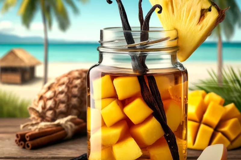 Recette rhum arrangé ananas mangue