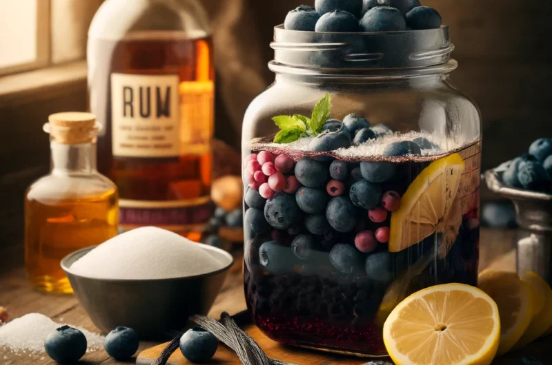 Recette rhum arrangé myrtille